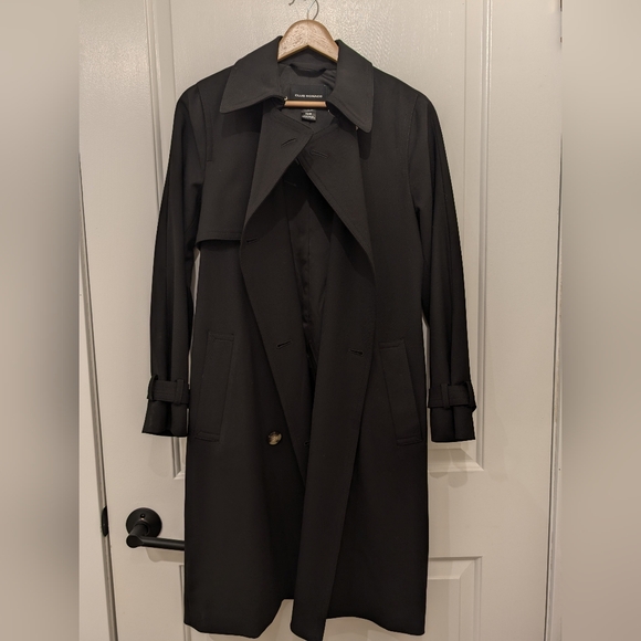 Club Monaco Borren Trench Coat in Black - Picture 5 of 7